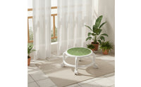 Low Rolling Stool Easy to Clean Low Stool with Wheels Furniture Breathable Mobile for Adults, Entryway, Living Room