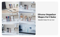 Transparent Acrylic Pen Rack Glossy Clear Pen Display Circular Slots