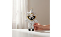 Gift Ceramic Clown Statue Decorative Porcelain Clown Doll Collectible Harlequin Doll Giftable for Collectors, Display Shelf