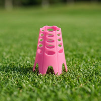 500-Pack Golf Tees, Durable PE Golf Tees, Low Resistance White Golf Tees, Patented for Golfers
