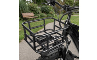 Rack-Mount Cycle Basket with Quick-Release Buckle Removable Metal Wire Bike Basket Long-Lasting Sturdy for Commuters, Commuting