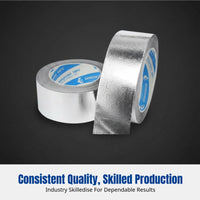 Thickened High Temperature Fiberglass Aluminum Foil Tape, Fireproof Duct Sealing, Repair, Light Blocking for Home Improvement