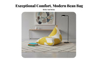 Removable and cleanable Cover mountainShaped Floor Chair Comfortable Bean Bag Soft Lounge Seating frame Conforming for Students, partners, Living Room, Bedroom, literature corner, Playroom
