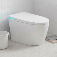 Instant Hot Water Smart Toilet Auto Flushing Automatic All-in-Single Toilet Heated Seat Bathroom Fixture Warm Air Dryer for Elderly, Children