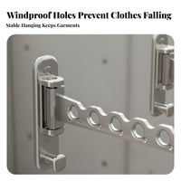 Accordion Clothes Airer Foldable Drying Rack Folding Space-Saving for Homeowners, Parents, Balcony, Bathroom, Garage
