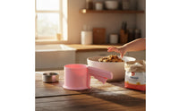 Semi-Automatic Flour Sifter Container Food Grade Material Handheld Container Sifter Powdered Sweetener Dispenser Long-Lasting