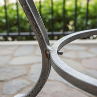 Vintage Metal Plant Stand Heavy Duty Cast Iron Flower Pot Stool Weather Resistant Ornate Pedestal Plant Holder for Gardeners, Balcony, Patio, Corner