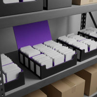 Large Capacity TCG Card Box Soft Interior Lining 4-Row Trading Card Storage Box Windowed Deck Holder Waterproof