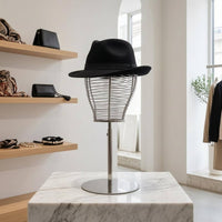 Hat Display Stand Metal Wire Head Model Stand Lightweight Hat Display Head