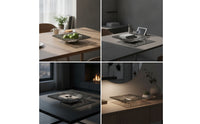 Stainless Steel Fruit Bowl Minimalist Metal Fruit Tray for Coffee Table