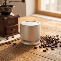 58mm Coffee Dosing Cup with Lid Aluminum Alloy Espresso Dosing Cup Messmessless Food-Safe for Baristas, Portafilter