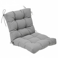 High Back Chair Cushion Breathable Single-Piece Seat and Back Cushion Soft PP Filling Seating Accessory for Patio