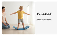 Kids Balance Board Develops Central Strength Children's Wobble Board Indoor Play Equipment Versatile for Kindergarten