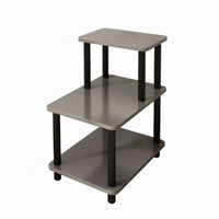 Multi-Functional C-Shaped Rolling Table Space-Saving Sofa Desk Modern Design Storage Rack With casters for Apartment Dwellers, Homeowners, Remote Workers
