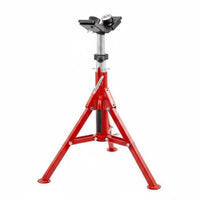 Spinning Head Pipe Stand High Load Capacity Sturdy Duty Pipe Stand Sturdy Duty Tube Holder Stable Support Long-Lasting Steel