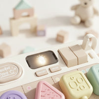 Fine Motor Busy Board with Plugs Educational Toy Power Strip Interactive Switch Board Compact for Toddlers