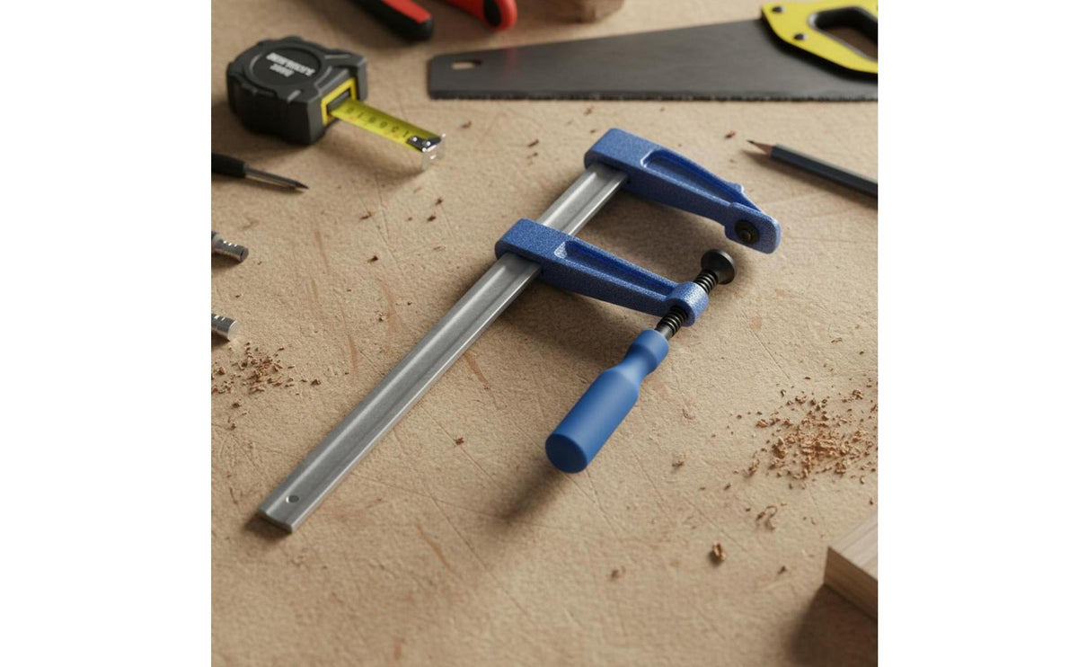 Powerful Grip F-Clamp Long-Lasting Heavy Duty F-Type Clamp Non-Slip Handle Safeguard Jaw Pads for Woodworkers