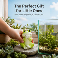 Miniature Resin Frog Figurines for Micro Landscape, Fish Tank, and Desk Decor