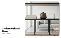 3 Pieces Modern Chinese Design Pot, Jar, and Screen three-piece set Hammered Finish Ornamental Set Sealed Canister House Decoration Artistic decoration for Guesthouse Owners, Interior Designers, Art Lovers, Showroom, shelving unit, Study Room, Entrymethod