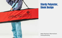 Universal Ski Bag with Wheels, Wet/Dry Separation, Dual Shoulder Straps, Compartment Design, Airline Approved, Large Capacity,