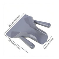 French Fry Scoop Wide-Mouth Popcorn Scoop Utility Scooper Quick-Fill Lightweight for Concession Stand Operators, Snack Station