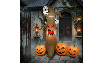 Outdoor Halloween Inflatable Tree Illuminated Spooky Tree with Pumpkins Giant Halloween Inflatable Bright for Homeowners