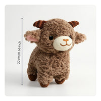 Sheep Stuffed Toy Fuzzy Sheep Stuffed Animal Plushie Soft Cartoon for Children, Shelf, Desk