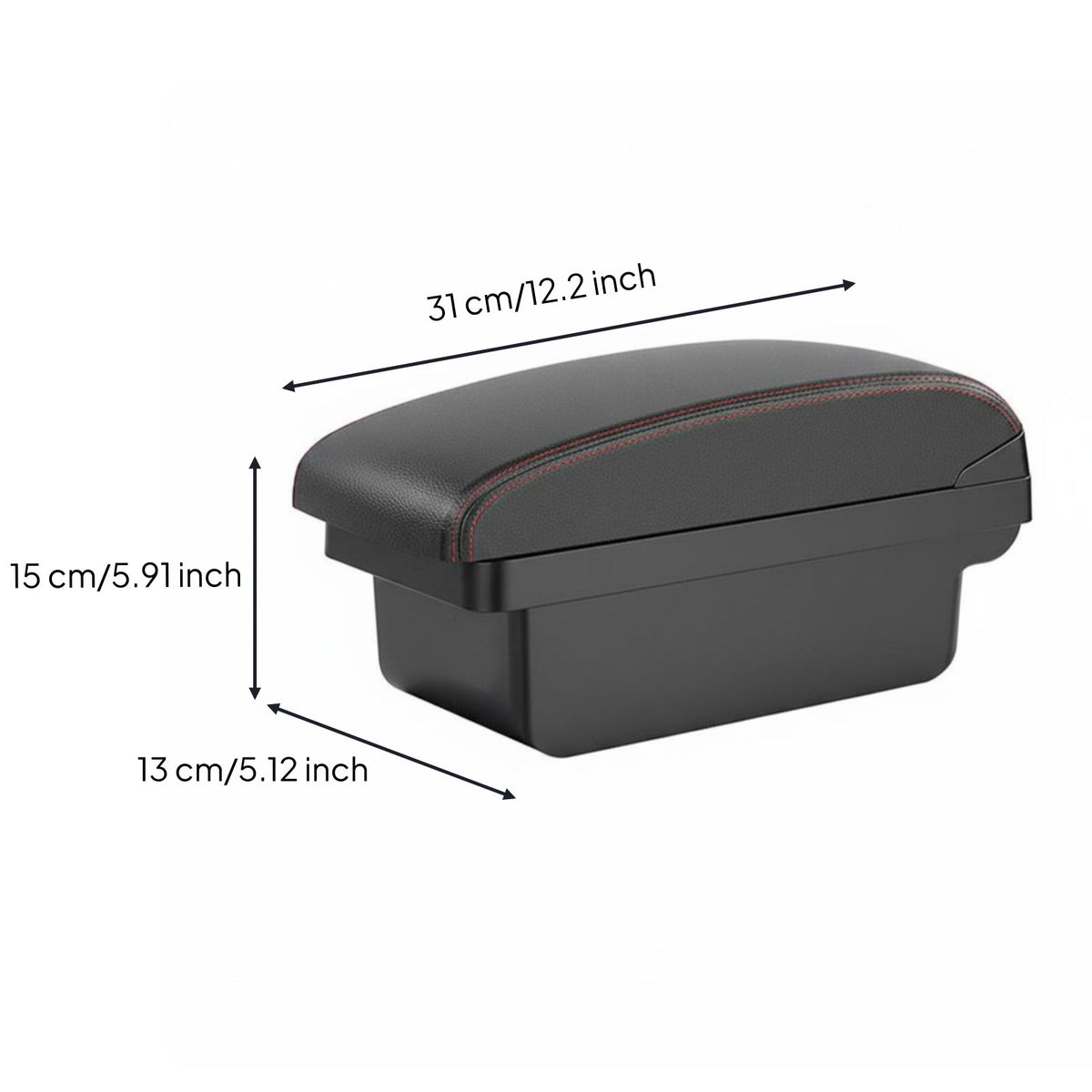Arm Support Universal Car Armrest Box Long-Lasting Center Console Storage Box Easy Installation for Road Trips