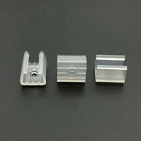 Christmas Lights and Under Cabinet Lighting LED Strip Mounting Clips, Secure Fixing U-Shaped LED Strip Holder, Reusable DIY LED Strip