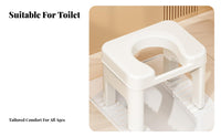 Easy to Clean Bedside Commode Chair with Removable container Adjustable Bedside Commode Non-Slip Feet Portable Toilet two-way Use for Pregnant Women, Patients, Caregivers, Nursing Home, Bedroom