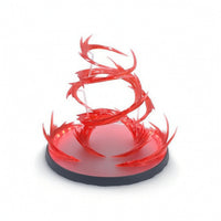 Tabletop Wind-Effect Base Translucent Display Base with USB Cable Illuminated Display Stand with USB Cable Stable for Collectors