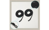 2 Pieces Pilates Reformer Replacement Rope Braided Pilates Reformer Rope Equipment Heavy Duty Long-Lasting for Studio Owners