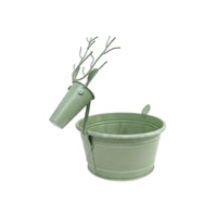 Deer Planter Decorative Flower Buckets Metal Buckets Freestanding Planters Rustic for Balcony, Patio