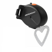 Bike Rear Light, Heart & Ring Shape, Brake Light, Waterproof, Type-C Rechargeable, Cycling Gear for Trail and Street