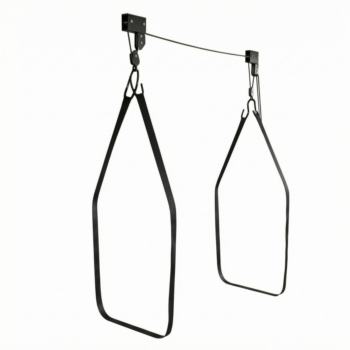 Hanging Straps Pulley Lift Rack Mounting Brackets Garage Bike Lift 30 Kg Capacity Bike Hoist Heavy Duty