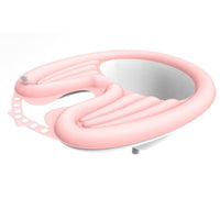 Foldable Inflatable Shampoo Basin Lightweight Shampoo Basin with Drain Easy to Carry Inflatable Hair Washing Tray Comfortable for Caregivers