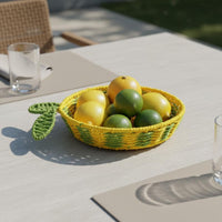 Woven Paper Rope Basket Handwoven Paper Rope Basket Decorative for Dining Table