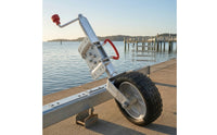 Trailer Support Wheel with Bracket Side-Winding Trailer Support Wheel Galvanized
