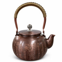 Copper Teapot Handmade Teapot with Lid Chinese-Style for Home, Collectors
