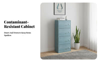 Dust-Proof Multi-Tier Compartment Multi-Compartment Tower Simple Assembly Multi-Compartment Storage Rack Large Capacity Bookshelf with Doors Versatile Design for Book Lovers, Apartment Dwellers, Office Workers, Study Room, Bedroom