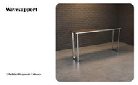 Industrial Design Backless High Stool Easy to Clean Counter Seatingtool Built-in Footrest Counter Chair Rust-Resistant for Business Owners, Homeowners, Interior Designers, Coffee Shop, Cafe, Restaurant, Small Restaurant