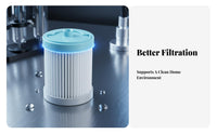 Replacement Filter Component Washable Stick Vacuum Filter Easy Installation