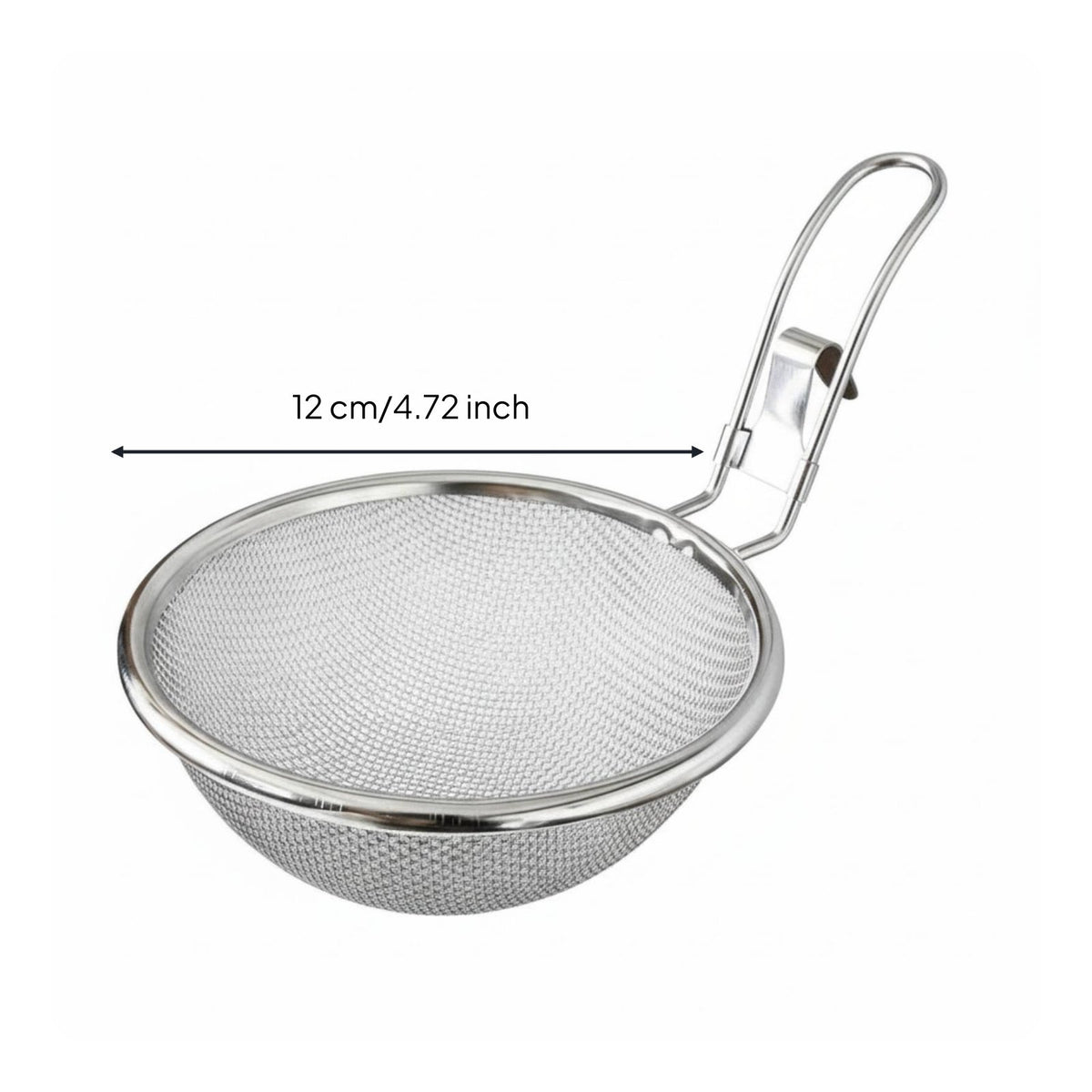Fine Mesh Hot Pot Skimmer Spoon Easy to Clean Stainless Steel Food Strainer Multi-Purpose Skimmer Ladle Heat Resistant