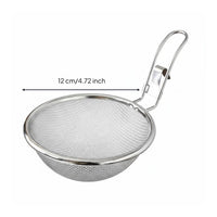 Fine Mesh Hot Pot Skimmer Spoon Easy to Clean Stainless Steel Food Strainer Multi-Purpose Skimmer Ladle Heat Resistant