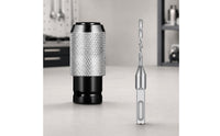 Knurled Grip Electric Wrench Drill Adapter Silver and Black Hammer Drill Adapter Compact Rotary Hammer Converter Cylindrical