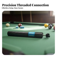 Carbon Fiber Cue Extender Quick Attach Carbon Fiber Pool Cue Extender Pool Stick Extension Lightweight Billiards Accessory