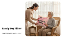 4 Pieces Mother's Day Pillow Cover Set Soft Material Mother's Day Pillowcase