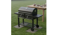 Multifunction Charcoal Grill Heavy Duty Smoker Grill Large Capacity Bbq Smoker Heat-Resistant for Homestay, Backyard