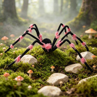 Light up Spider Halloween Spider with Lights Large Holiday Decoration for Decorators, Party Hosts, Eerie