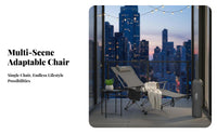 Ergonomic Design Reclining Camp Chair with Footrest Includes Cup Holder and Side Pocket Folding Lounger Heavy Duty Portable Seating Thickly Padded for Beachgoers, Remove Ice Workers, Camping, Beach, Fishing, Patio